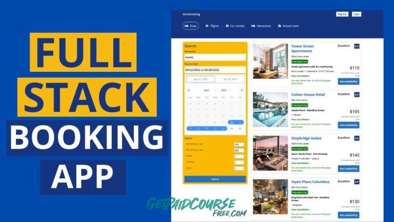 MERN Stack Hotel Booking App with React ,Node ,Mongo 2021
