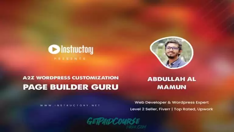 A2Z WordPress Customizations Page Builder Guru Bangla Course