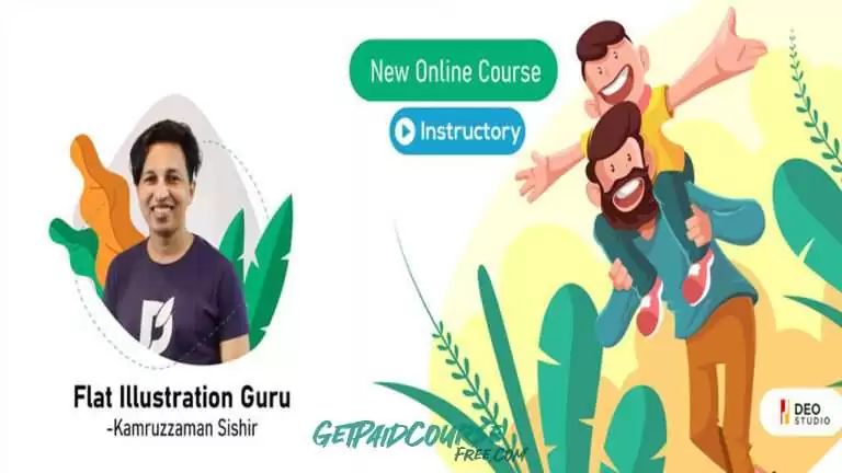 Instructory Flat Illustration Guru Bangla Course